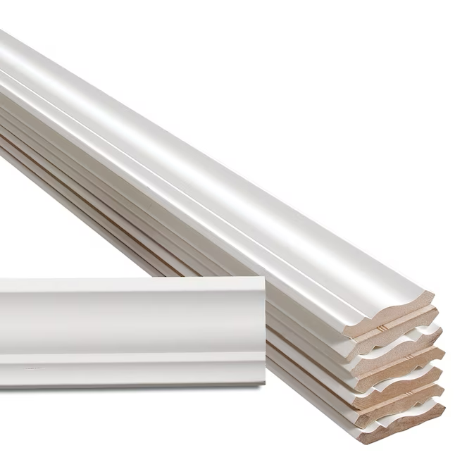 RELIABILT 3-5/8-in x 12-ft Primed MDF 49 Crown Moulding (8-Pack)