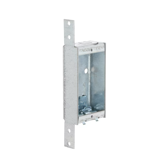 Hubbell RACO 1-Gang Galvanized Steel New Work Switch/Outlet Electrical Box