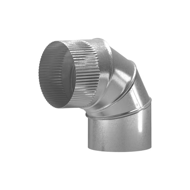 IMPERIAL 4-in Aluminum Round Adjustable 90 Degree Duct Elbow