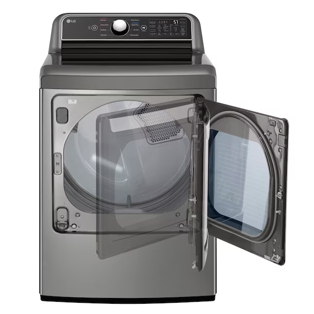 LG EasyLoad 7.3-cu ft Smart Electric Dryer (Graphite Steel) ENERGY STAR