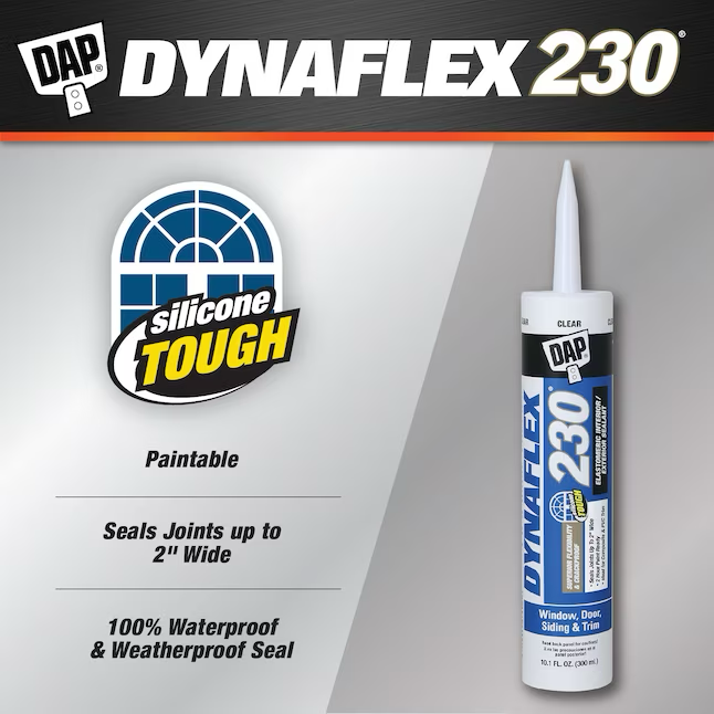 DAP Dynaflex 230 10.1-oz Clear Paintable Latex Caulk