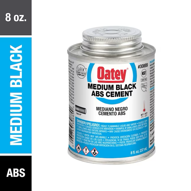 Oatey 8-fl oz Black Abs Cement