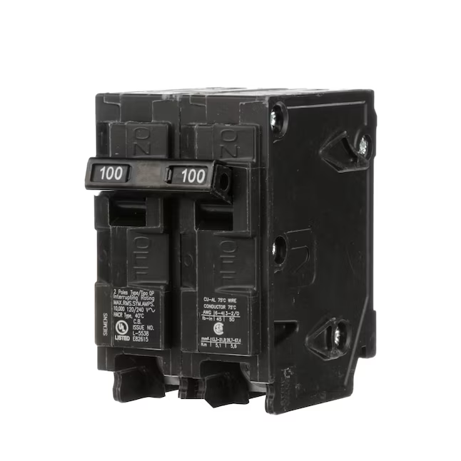 Siemens QP 100-Amp 2-Pole Main Circuit Breaker