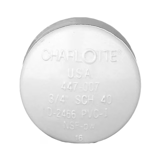 Charlotte Pipe 3/4-in Schedule 40 PVC Socket Cap