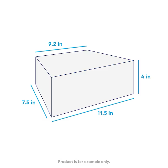 4-in H x 11.5-in L x 7.5-in D Red Concrete Retaining Wall Block