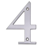 RELIABILT 4-in Satin Nickel Number