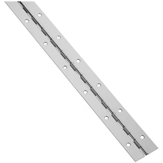 RELIABILT 72-in H x Square Satin Nickel Piano/Continuous Interior Door Hinge