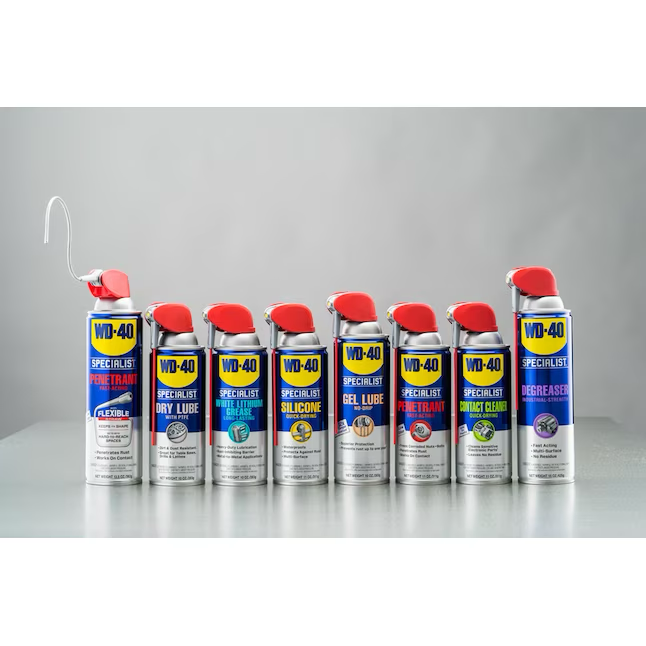 WD-40 Specialist Silicone Quick-Drying Lubricant with Smart Straw Spray 11-oz