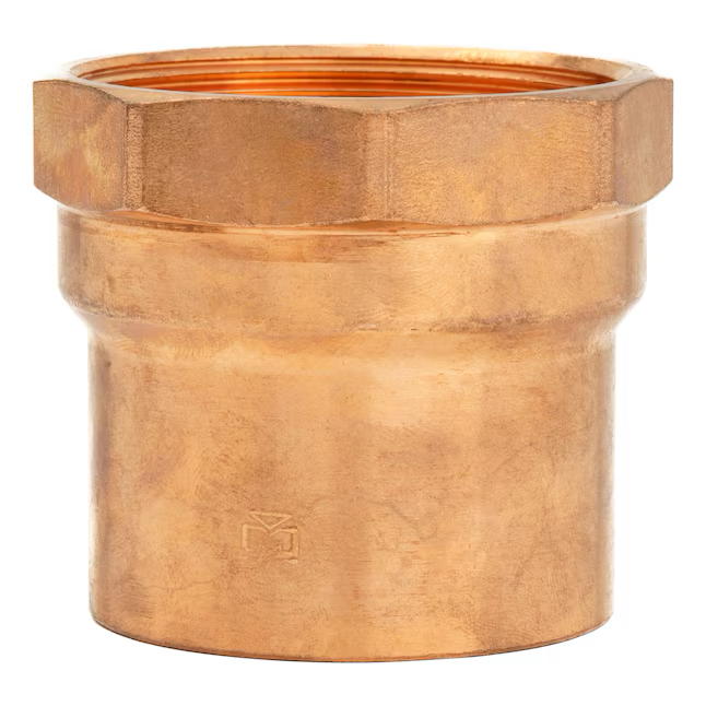 Streamline 2-in Copper Female Adapter