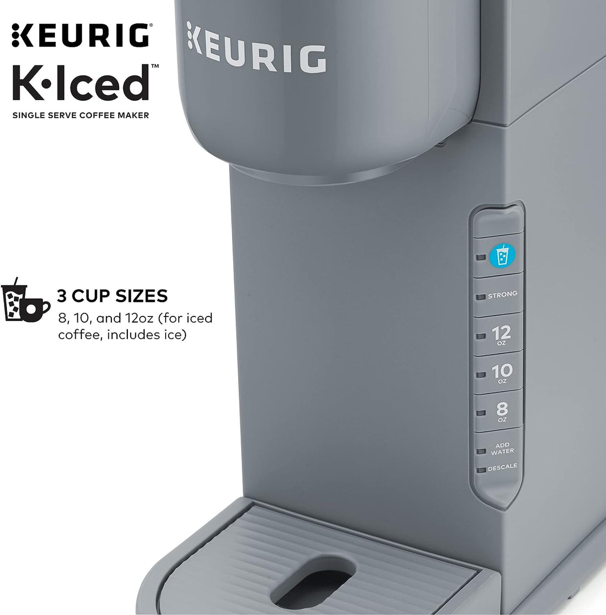 Keurig K-Iced Single Serve Coffee Maker - Brews Hot and Cold - White for  sale online