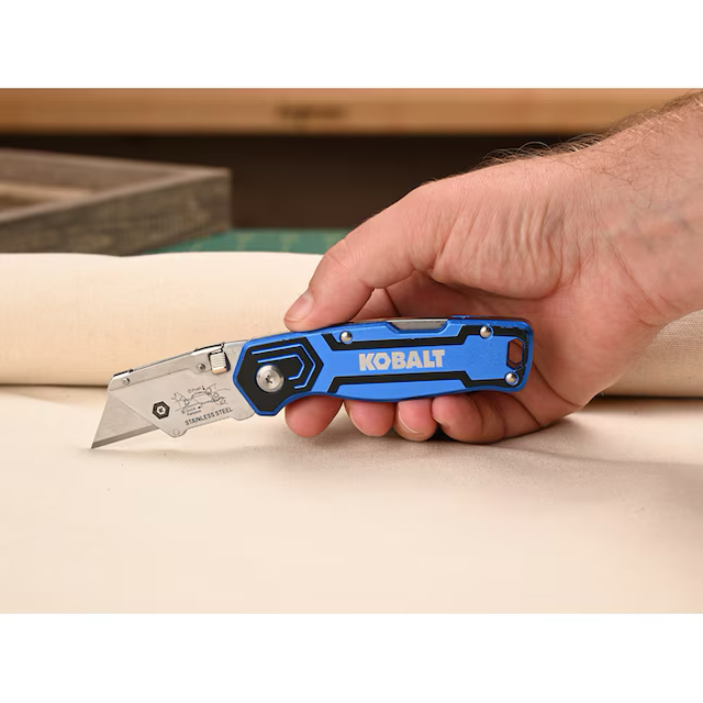 Kobalt Lockback 3/4-in 11-Blade Folding Utility Knife