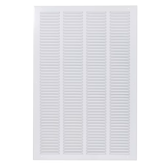 EZ-FLO 16 in. x 25 in. (Duct Size) Steel Return Air Grille White