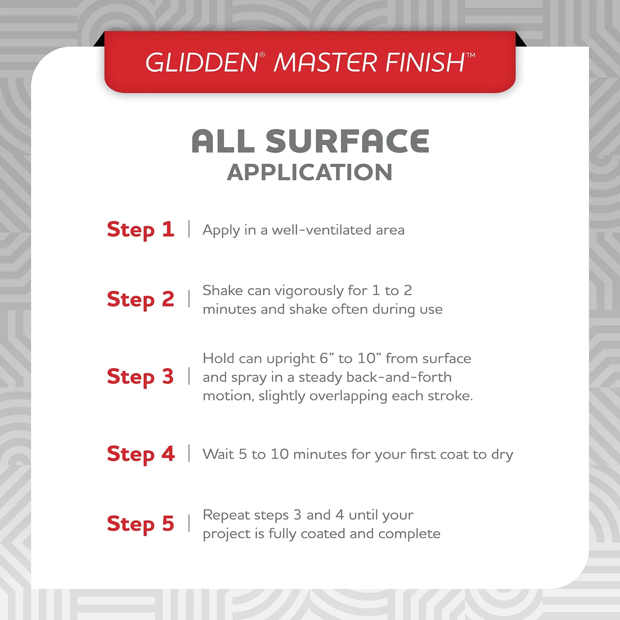 Glidden Master Finish Interior/Exterior All Surface Spray Paint