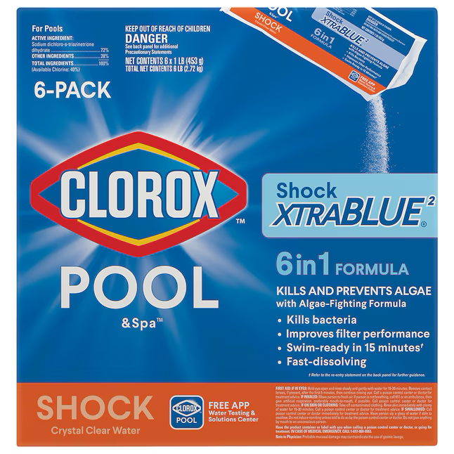 Clorox Pool&amp;Spa paquete de 6 amortiguadores para piscina de 16 oz