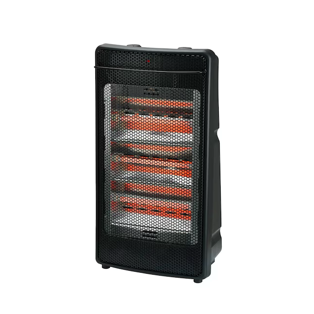 Utilitech Up to 1500-Watt Infrared Quartz Tower Indoor Electric Space Heater with Thermostat