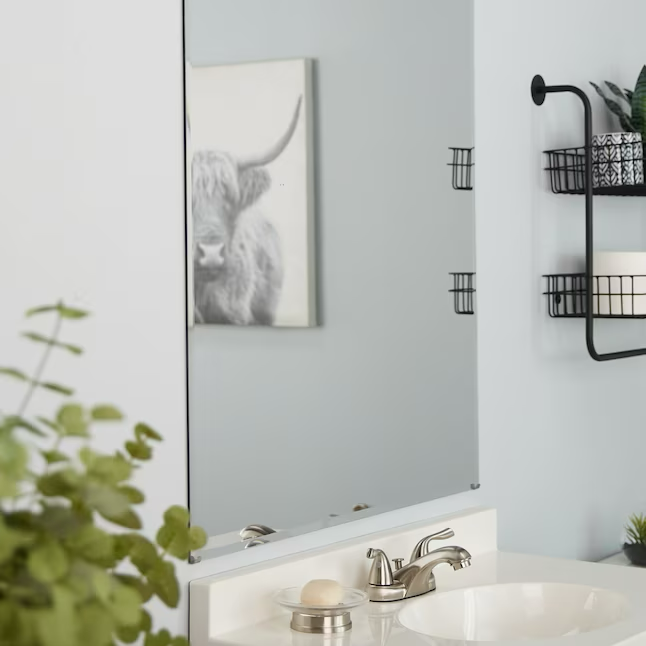 Project Source H Beveled Frameless Wall Mirror