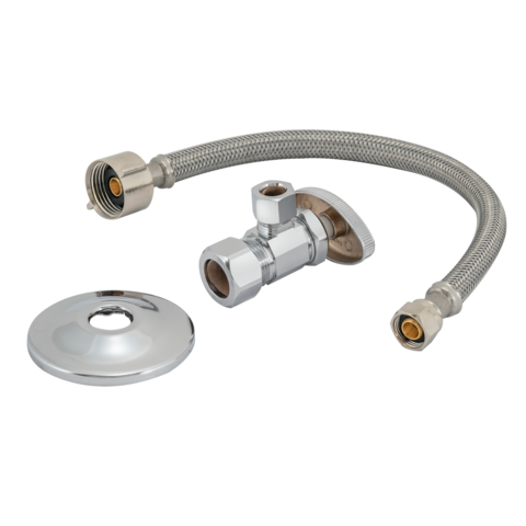 Eastman Toilet Installation Kit with Multi-Turn Stop Valve