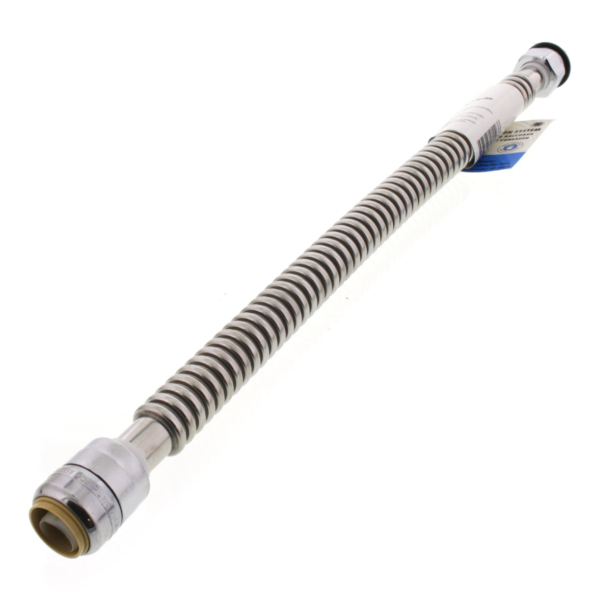 SharkBite Max 3/4 in. x 3/4 in. FIP Brass Push Corrugated Water Heater Connector (18 in. Length)