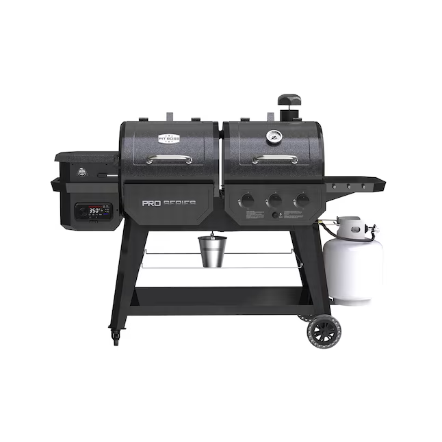 Pit Boss Pro Series Gray Gas and Pellet Combo Grill