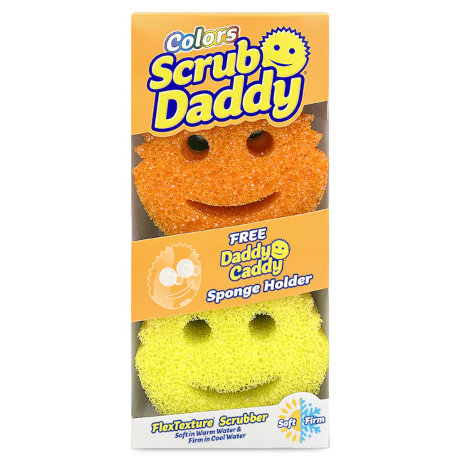 Scrub Daddy 6 esponjas Scrub Daddy + 1 carrito Daddy 