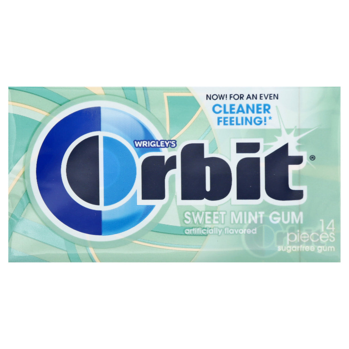 Wrigley's Sweet Mint Orbit SugarFree Bubble Gum