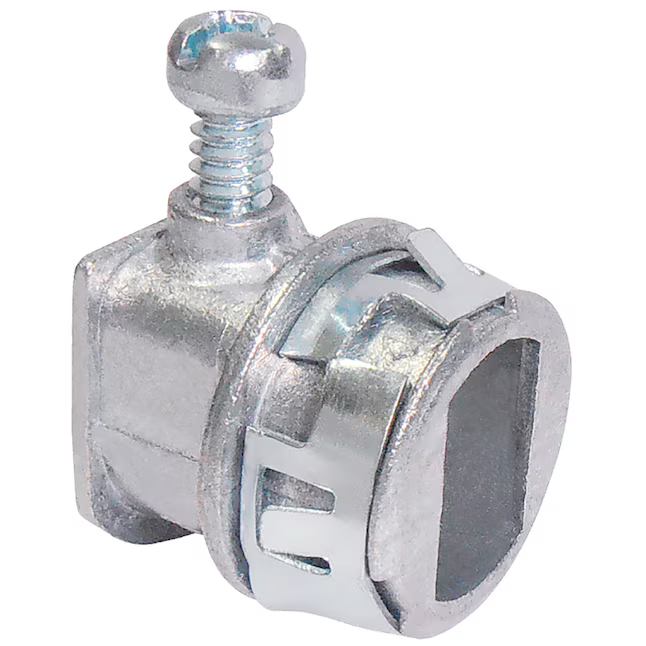 Sigma ProConnex 3/8-in Flexible Die Cast Zinc Snap-in Connector Conduit Fittings (5-Pack)