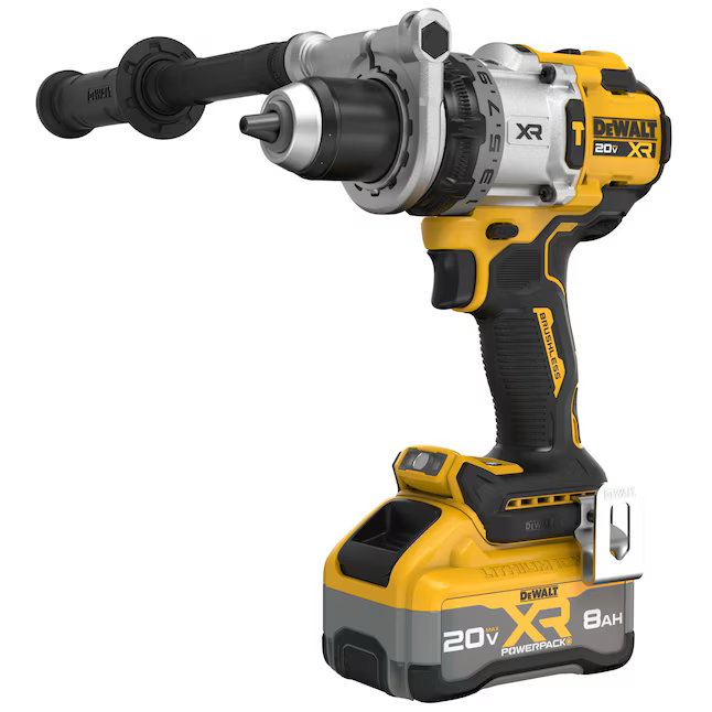 Taladro percutor inalámbrico sin escobillas DEWALT XR de 1/2 pulg. y 20 voltios máx. variable (1 batería incluida)