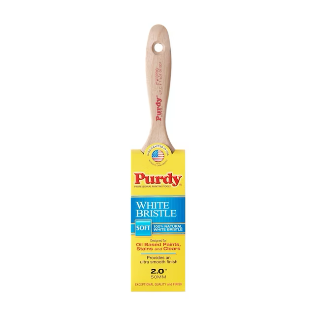 Purdy White Bristle Sprig 2-in Reusable Natural Bristle Flat Paint Brush (Trim Brush)