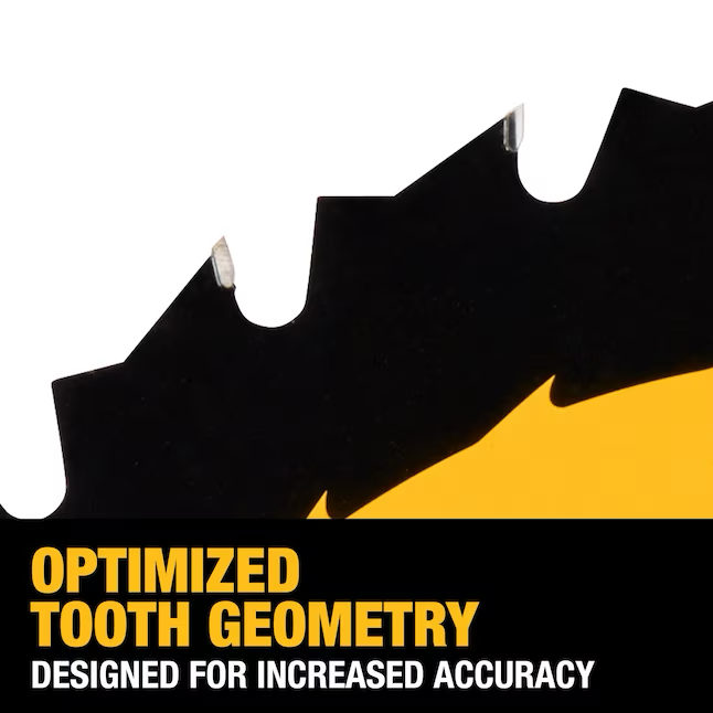 Hojas de sierra DEWALT de gran diámetro Hoja de sierra de mesa de acero con punta de carburo de tungsteno y acabado rugoso de 24 dientes y 10 pulgadas