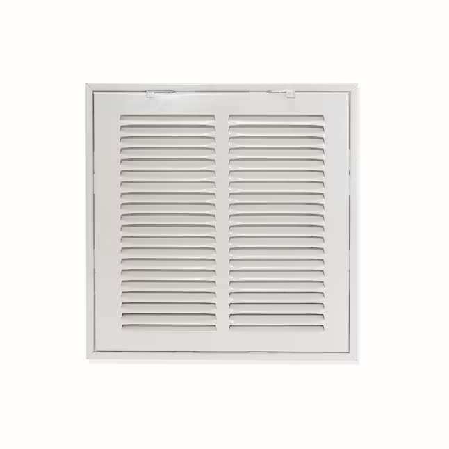 EZ-FLO 14 in. x 14 in. (Duct Size) Steel Return Air Filter Grille White