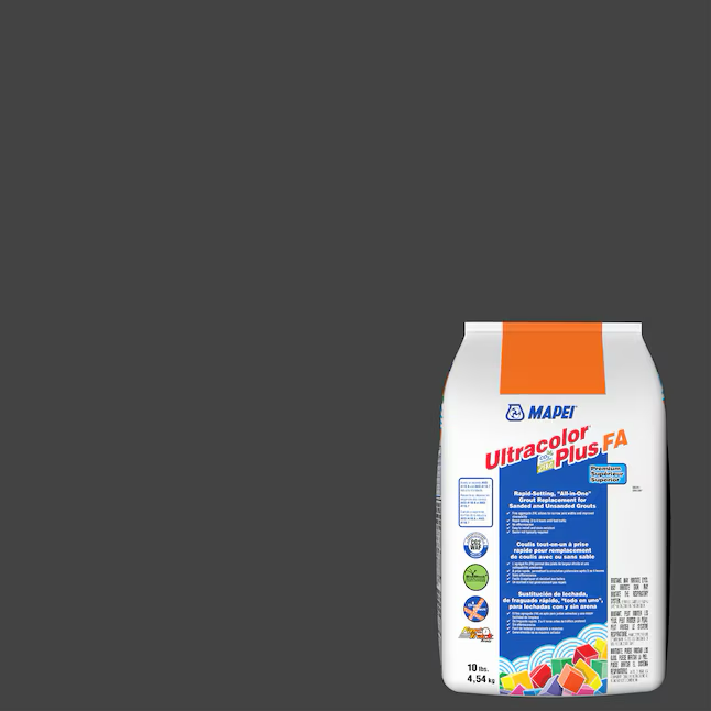 MAPEI Ultracolor Plus FA Black #5010 Lechada todo en uno (10 lb)