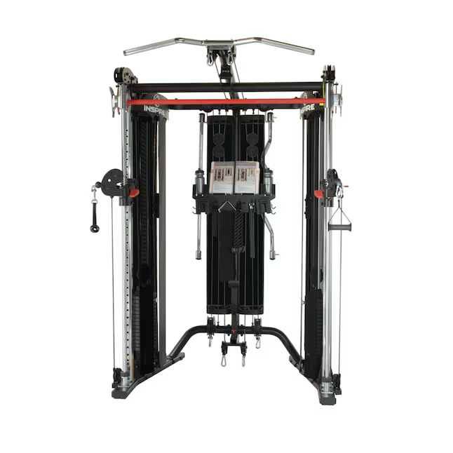 Máquina de entrenamiento de fuerza con polea para dorsales independiente Inspire Fitness FT2 Functional Trainer