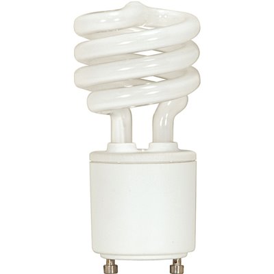 Satco 60-Watt equivalente T2 Bi Pin GU24 Base CFL foco, blanco frío