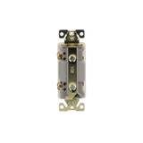 Eaton 20-Amp Single-Pole Rocker Light Switch, Light Almond