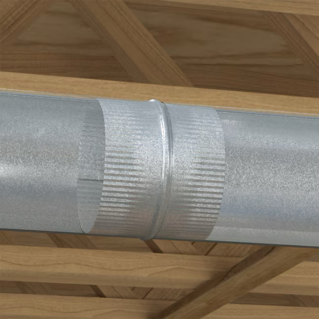 IMPERIAL 8-in Galvanized Steel Flexible Duct Connector