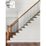 2.25-in x 96-in Unfinished Wood Oak Handrail