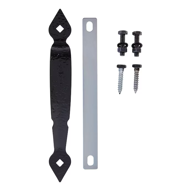 Tirador de puerta negro de 10 pulgadas de National Hardware