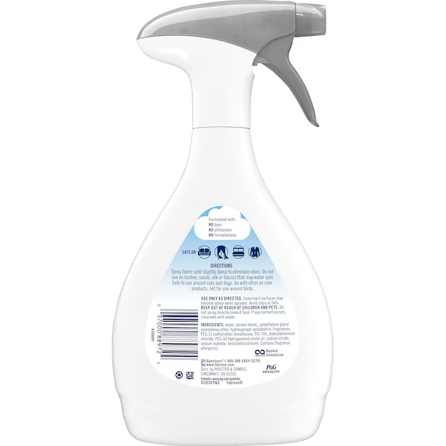 Febreze Hochleistungs-Geruchsentferner-Spray, 27 fl oz, Crisp Clean Stoff-Deodorant