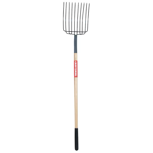 CRAFTSMAN 55-in L Wood-Handle Welded Steel Bedding Fork