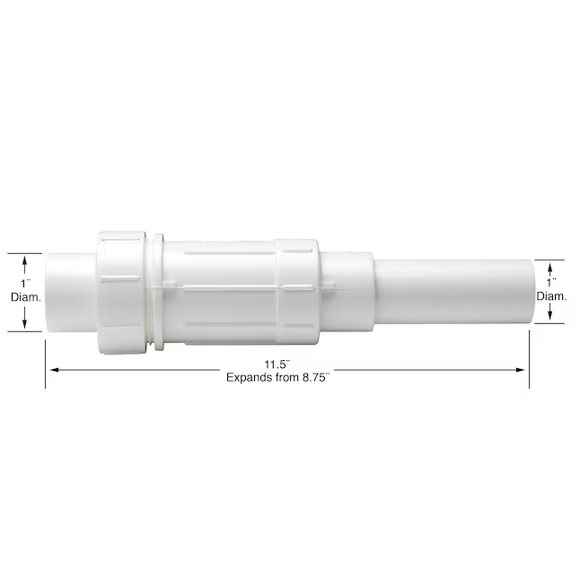 Homewerks Worldwide 1-in Schedule 40 PVC Coupling