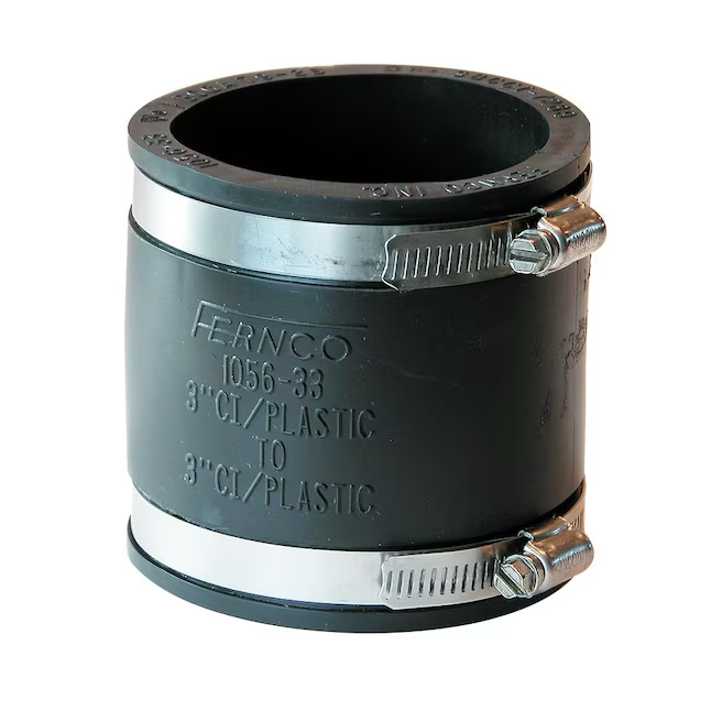 Fernco 3-in. Flexible PVC Coupling