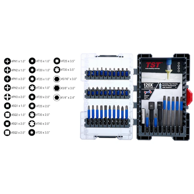 Wiha 1/4-in x 1-in Impact Driver Bit (40-Piece)