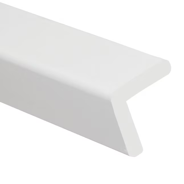 Royal Building Products 1,125 Zoll x 144 Zoll weißer PVC-Eckschutz für außen