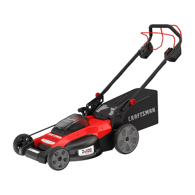 CRAFTSMAN V20 Cortacésped autopropulsado inalámbrico de 20 voltios máx., 20 pulgadas, 5 Ah (batería y cargador incluidos)