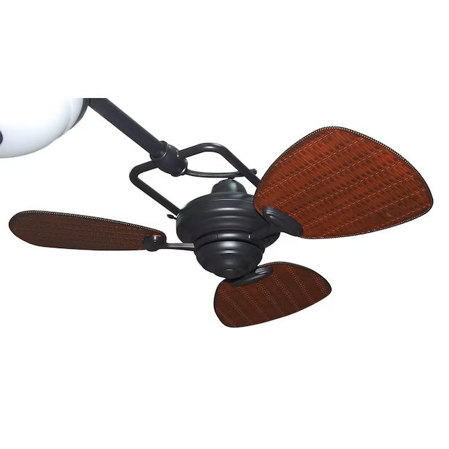 Harbor Breeze Twin Breeze II 74-in Oil Rubbed Bronze Indoor/Outdoor Ceiling Fan with Light (6-Blade)