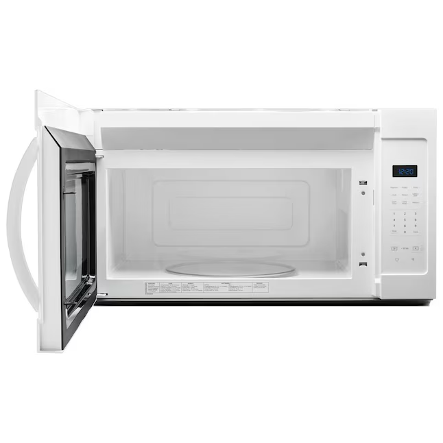 Whirlpool 1.7-cu ft 1000-Watt Over-the-Range Microwave (White)