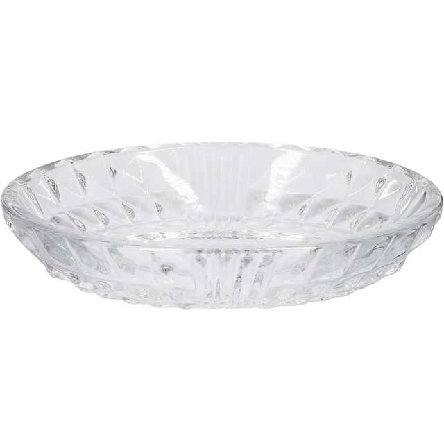 allen + roth Clear Glass Soap Dish