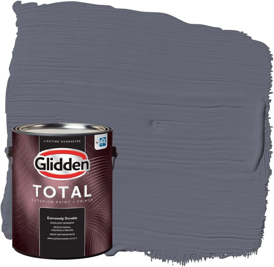 Glidden Total Pintura exterior e imprimador semibrillante, Alley Cat