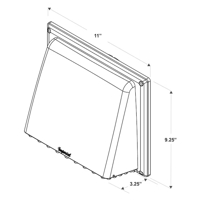 IMPERIAL Universal Wall Cap (White)