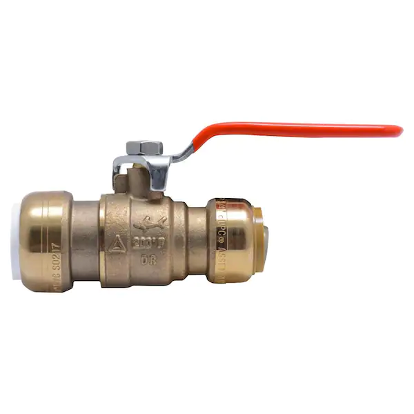 SharkBite 3/4 in. Push-to-Connect PVC IPS x 3/4 in. CTS Brass Ball Valve